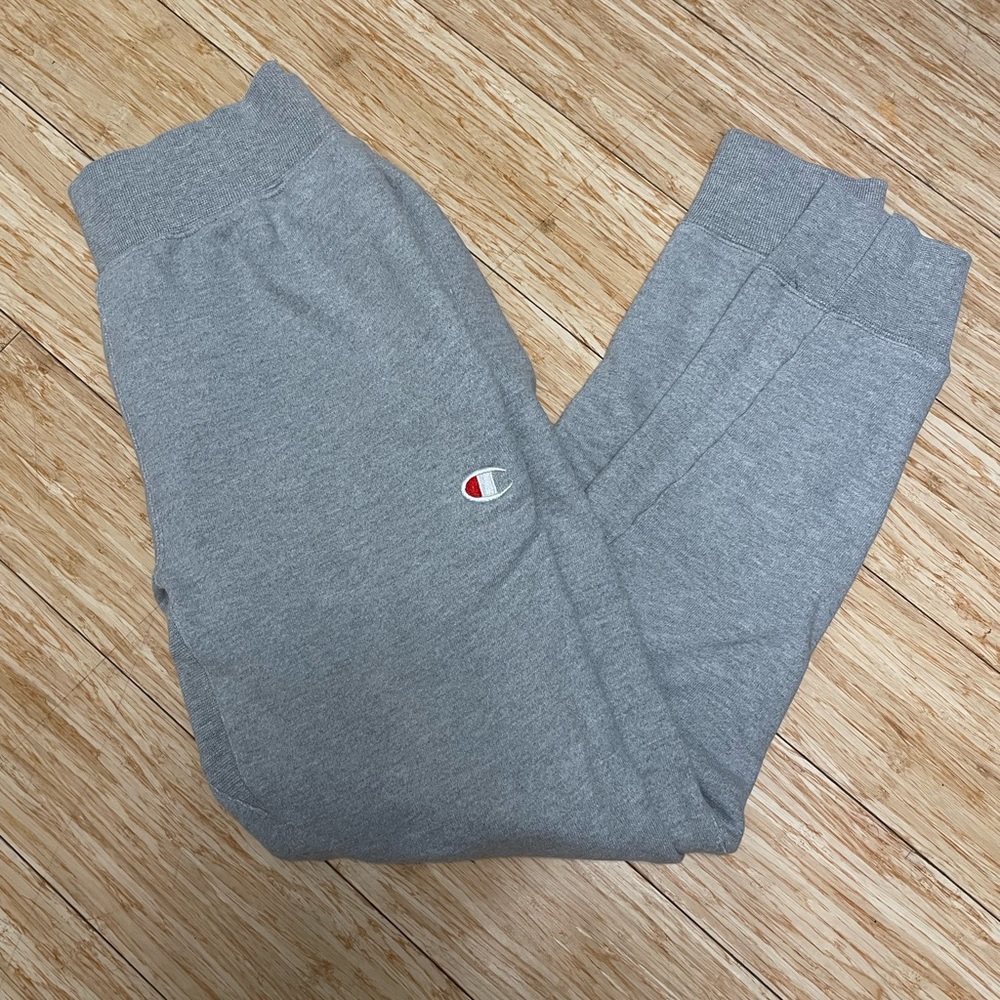 Champion grey cotton fleece joggers sweatpants